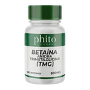 Betaína Anidra (Trimetilglicina TMG) 500mg - 30cáps